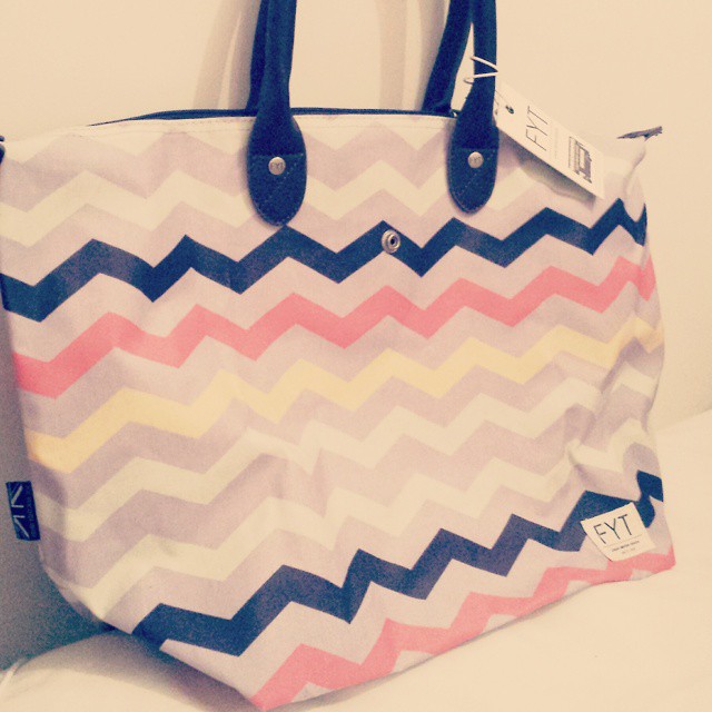 Bought this super cute beach bag from TKMaxx yesterday for £20... it's so cute but probably shouldn't keep it when I'm unlikely to use it after my holiday. Jeeesus, I'm stuck in my money saving ways! #summer #holiday