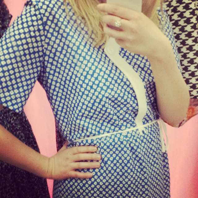 Don't half love a unique fashion find! This dress needs a bit of a trim, but other than that it's perfect #charityshop #fashion #cancerresearchuk #thrifty #vintage