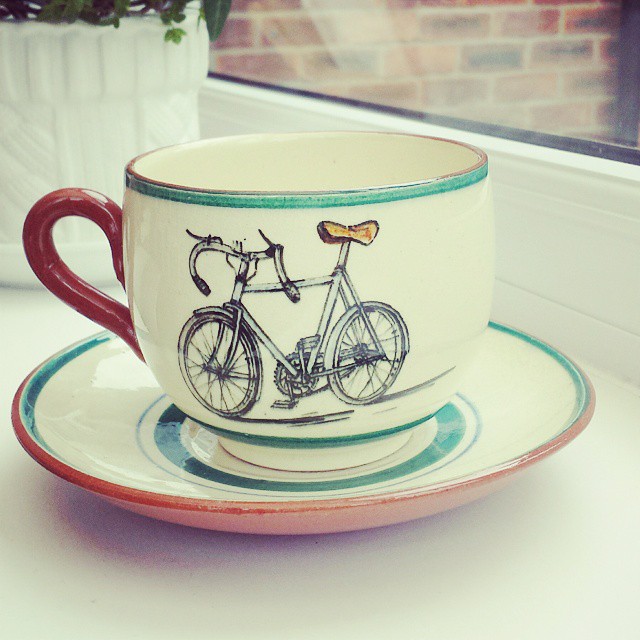 Charity shop purchase of the day! It's from 1955 😍 #vintage #vintagehome #vintagefinds #vintagesale #vintageblogger #1950s #fifties #charityshops #charityshopbargains #charityshop #charityshopfinds #bike #cycling #bicycle #torquay1955